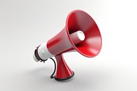 Megaphone white background electronics technology. 