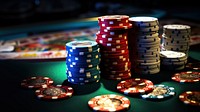 Casino chips gambling game opportunity. 