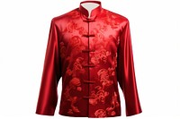 Chinese New Year sleeve coat white background. AI generated Image by rawpixel.