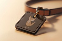 Pet tag mockup, collar psd