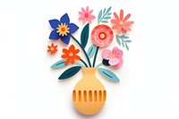 Vase flower craft plant art. AI generated Image by rawpixel.