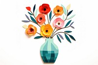 Vase flower craft plant art. 