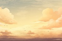 Cloudy sunset sky backgrounds outdoors horizon. 