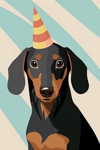 Dachshund party animal mammal hound. 