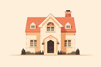 Vintage house architecture building. AI generated Image by rawpixel.
