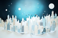 Light city architecture metropolis building. AI generated Image by rawpixel.