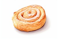 Cinnamon roll dessert pastry bread. 