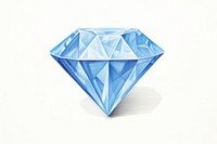 Diamond gemstone jewelry origami. 