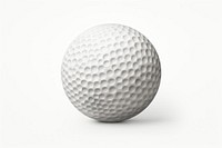 Golf sports white ball. 