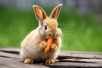Wild bunny rodent animal mammal. AI generated Image by rawpixel.