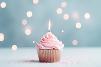 Birthday party concept cupcake dessert food. AI generated Image by rawpixel.