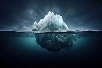 Iceberg outdoors nature ocean. AI generated Image by rawpixel.