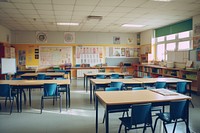 Classroom school architecture furniture.