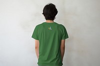 Green basic t-shirt, design resource