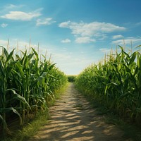 Field agriculture landscape outdoors. 