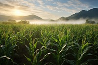 Field agriculture landscape outdoors. 