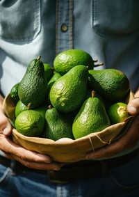 Fresh avocadoes fruit plant food. 