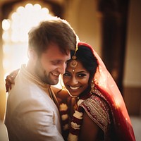 Indian wedding portrait adult bride. 