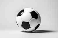 A soccer ball football sports black. 