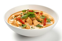 A Thai Panang Chicken Curry curry food bowl. 