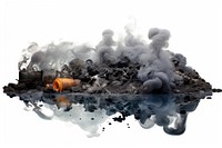 Pollution pollution outdoors smoke. AI generated Image by rawpixel.
