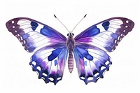 Butterfly animal insect purple. AI generated Image by rawpixel.