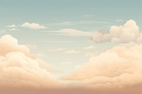 Cloudy sky backgrounds outdoors horizon. AI generated Image by rawpixel.