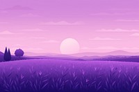 Lavender field landscape outdoors horizon. 