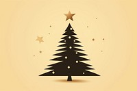 Christmas tree symbol plant illuminated. AI generated Image by rawpixel.