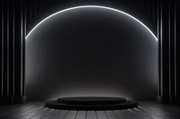 Stage architecture lighting black