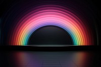 Stage rainbow purple light. AI generated Image by rawpixel.