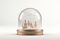 Glass snow globe christmas transparent glass. AI generated Image by rawpixel.