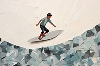 Man surfing sports adult snowboarding. AI generated Image by rawpixel.