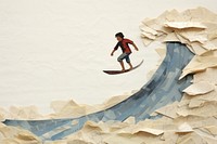 Man surfing kid snowboarding photography. AI generated Image by rawpixel.
