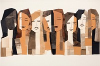 Collage painting women art. AI generated Image by rawpixel.