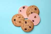 Paper craft cookies biscuit food anthropomorphic. AI generated Image by rawpixel.