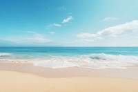 Tropical beach sea sky outdoors horizon. 