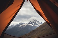 Tent mountain tent outdoors. AI generated Image by rawpixel.