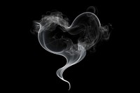 Smoke steam smoke shape black. 