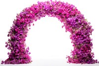 Arch flower purple plant. AI generated Image by rawpixel.