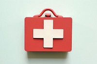 First aid kit furniture suitcase luggage. 