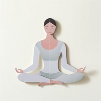 Yoga sitting sports adult. AI generated Image by rawpixel.