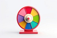 Game fortune wheel white background technology appliance. AI generated Image by rawpixel.