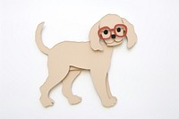 Puppy glasses animal mammal. AI generated Image by rawpixel.