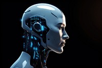 Female minimal robot technology futuristic female. AI generated Image by rawpixel.