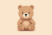 Teddy bear mammal toy representation. AI generated Image by rawpixel.