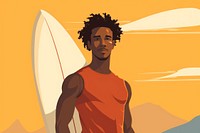 African amarican man outdoors sports adult. AI generated Image by rawpixel.