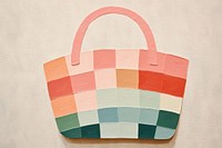 Minimal simple basket art handbag accessories.