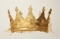 Gold crown craft art accessories. 