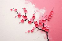 Japanese cherry blossom art flower petal. 